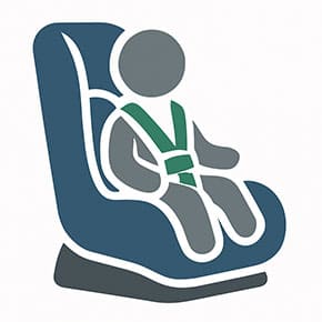 Child Seat or Booster Icon